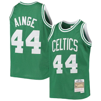 youth mitchell and ness danny ainge kelly green boston celt-478